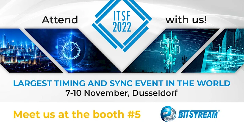 You are cordially invited to attend and visit us at our stand at the ITSF international conference taking place from 7-10. November 2022 in Düsseldorf, Germany.