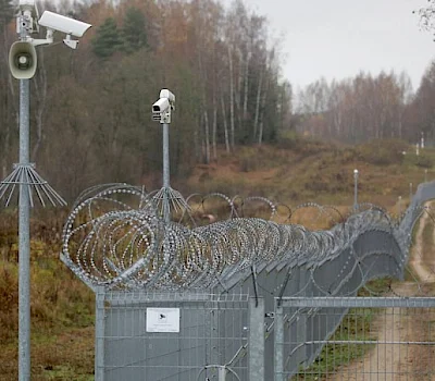 Construcția de securitate a frontierei de stat la secțiunea Podlaskie Branch of Border Guard