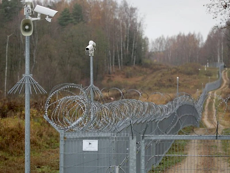 Construction of state border security at the section of Podlaskie Branch of Border Guard