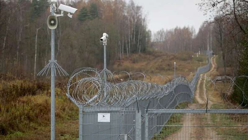 Costruzione della sicurezza del confine di Stato presso la sezione della Guardia di frontiera di Podlaskie